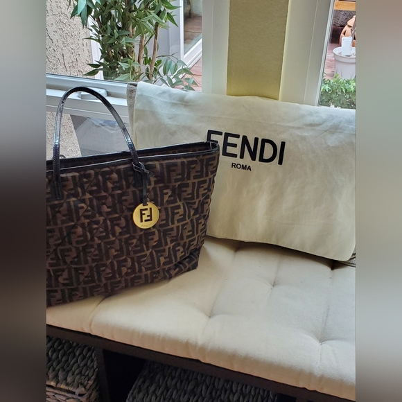 Fendi Zucca Quilted Handbag - Picture 13 of 14
